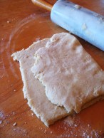 folded pie dough