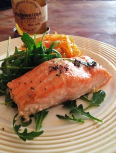 hefe glazed salmon