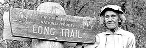 long trail hiker